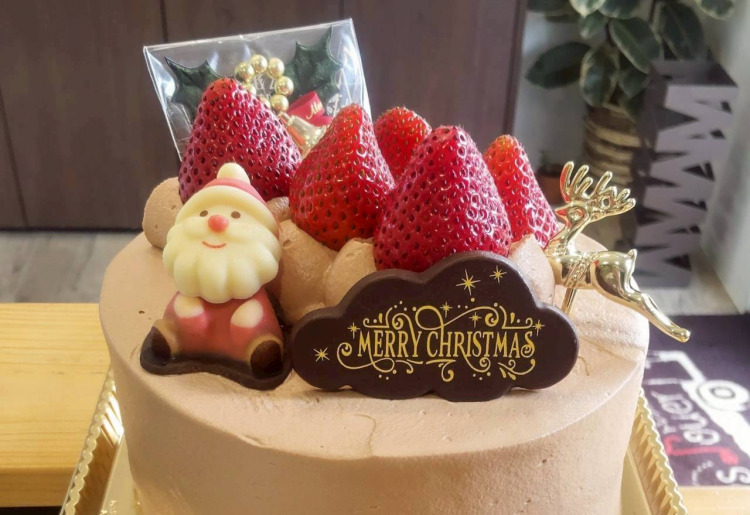 【クリスマス期間限定】クリスマスチョコ生クリームデコレーション５号